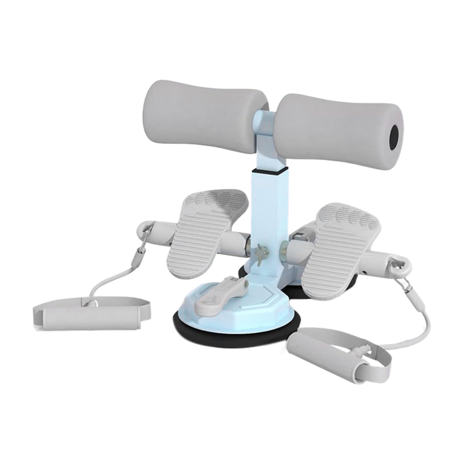 Sit Up Machine - Sit Up Helper With 2 Suction Cup | Multifunction Adjustable Height, Portable Auxiliary Tool for Muscle Training, Ab Workout, Home Gym