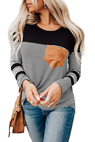 NEYOUQE Oversized Cute Funny Womens Sweater Long Sleeve Workout Tops Underwear Funny Vintage Aesthetic Under t Shirts for Teen Girls mom Cute Baggy Fall Comfort Colors Sweatshirts for Women Black L