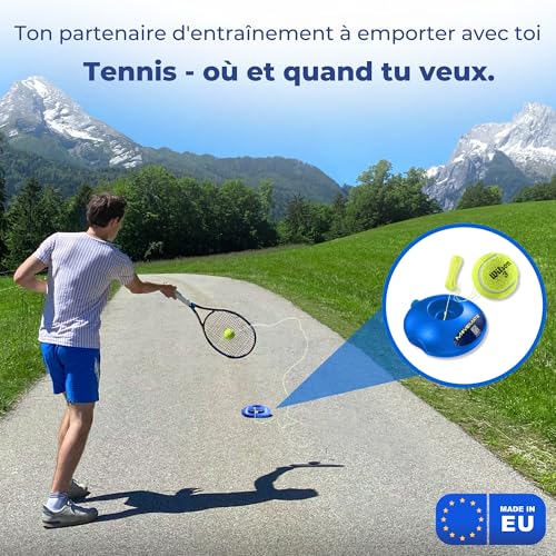 MOVEMATE Entraîneur de Tennis avec Balle de Tennis Wilson® - Appareil de Sport innovant pour Les Loisirs et Les activités en Plein air, dans Le Jardin, sur la terrasse - Tennis Trainer – vue 2