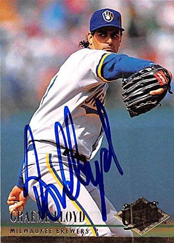 Autograph Warehouse 248010 Graeme Lloyd Autographed Baseball Card - Milwaukee Brewers 1994 Fleer Ultra - No. 78