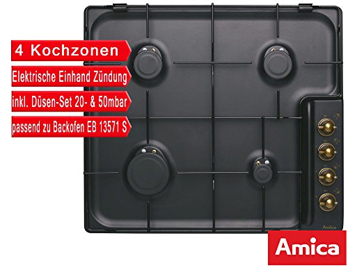 Preisvergleich Produktbild Amica KMG 13171 S Kochfeld / Edelstahl, Gas