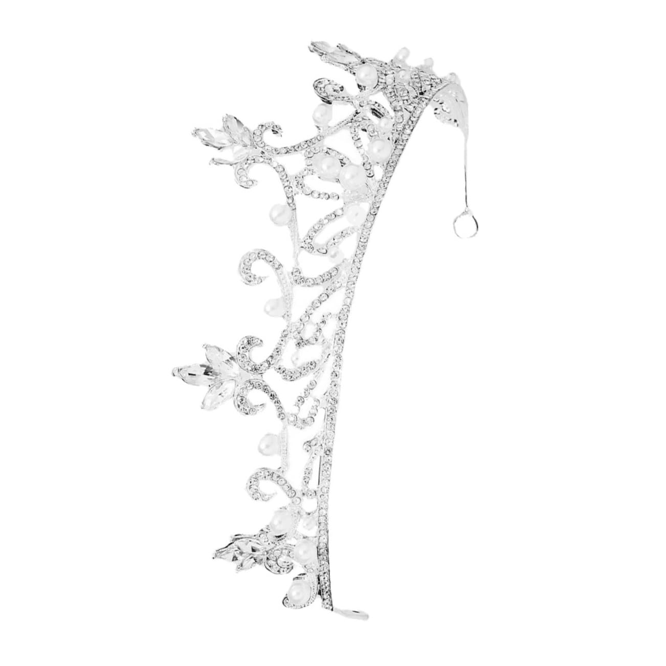 NOLITOY 1Pc Nupcial Boda De Niña Boda De Novia Tocado De Niña Tocado De Boda Tiara De Novia Corte De Pelo De Novia Decoración Tocado De Novia Boda Tiara De Niña