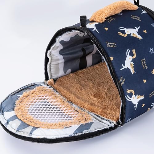 Saco de viagem de porquinhos -da -índia, transportadora de viagens de hamster,Portátil portátil port