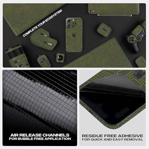 Image of Capes Tablet Skins Compatible with Samsung Galaxy Tab S9 FE Plus | Ultra-Thin Protective Film | Anti-Scratch Vinyl Decal Skin | Not Case /Cover (Terrain, Back Skin)