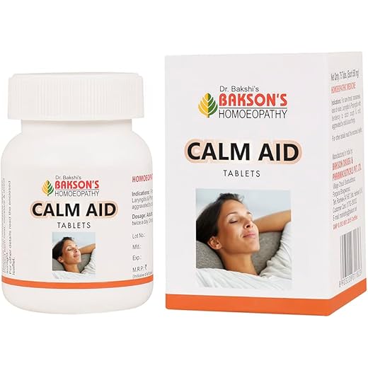 Bakson Calm Aid Tablets - 75 Tablets