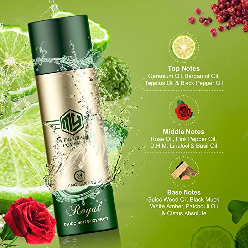 Image of Original Royale-Impulse-Magic Deodorant Set For Men 165ml Each (Combo Of 03) Deodorant Spray - For Men