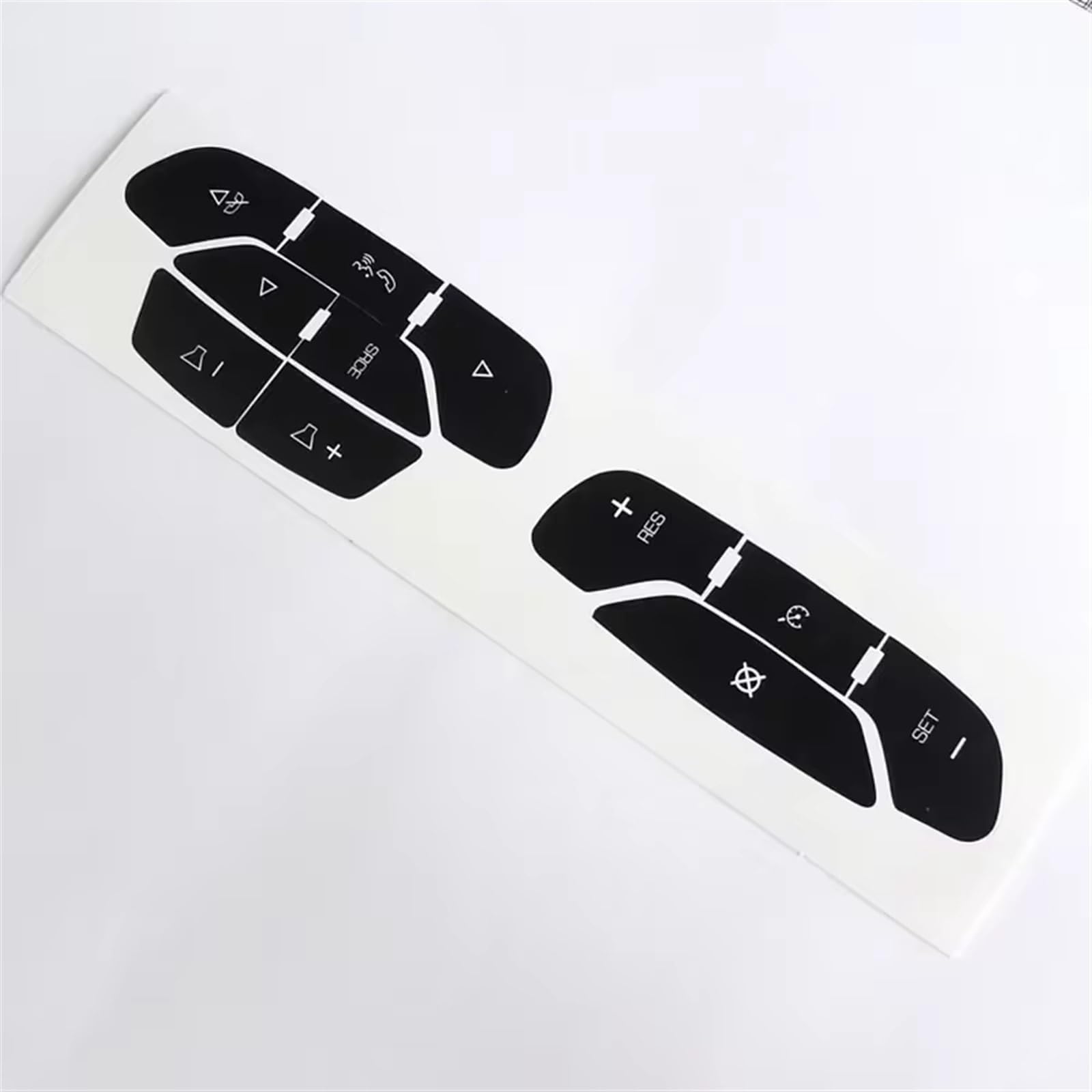 Compatible With Chevrolet For Tahoe 2003-2005 2006 Car Stickers Car Steering Wheel Button Repair Stickers Kit Decals Accessories Car button stickers