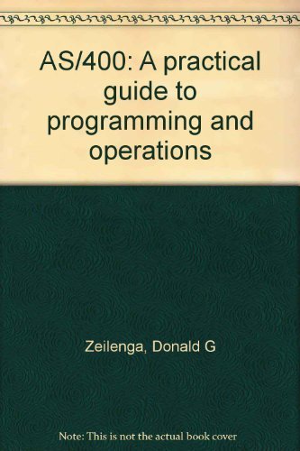 Buy AS/400: A Practical Guide to Programming and Operations Book Online ...