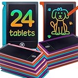 Party Favor Mini LCD Writing Tablet for Kids, 24 Pack – 4.5 Inch Mini Drawing Board. Fun and Educational for Kids That Sketch and Doodle. Perfect Goodie Bag and Gift Bag Filler, School Prize Or Gift