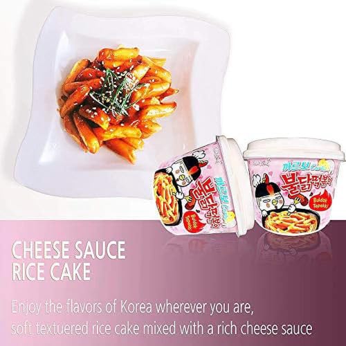 Samyang Carbo Buldak Tteokbokki Korean Rice Cake Instant 8oz 230g (Pack of 2) - image 2