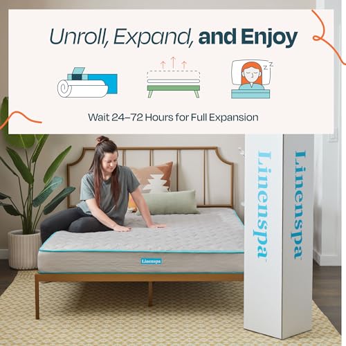 Image of Linenspa 6 Inch Memory Foam Mattress - Firm Feel - Full