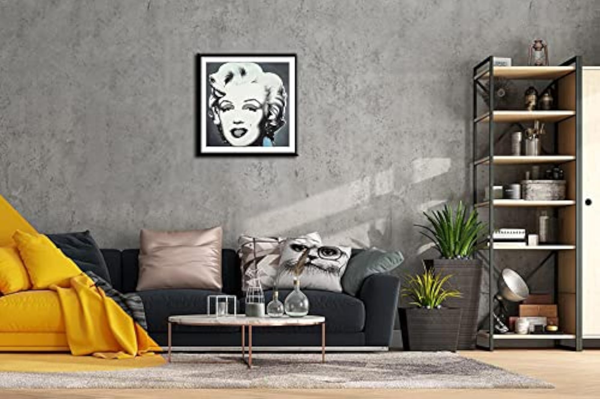 Andy Warhol Marilyn Monroe Framed Print, 29x30