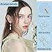 PH PandaHall 30pcs 925 Sterling Silver Head Pins 3 Stlyes 2 inch Round Ball Headpins Open Eye Pins Flat Head Pin for Jewelry Making Crafts Projects Earrings Necklace Bracelet, 23~24 Guage