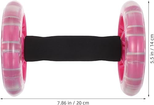 Miniatura 9 de 2pcs Double Wheel Ab Roller Workout Equipment for Core Strengthening and Waistline Shaping Portable Abdominal Roller with Enhanced Stability for