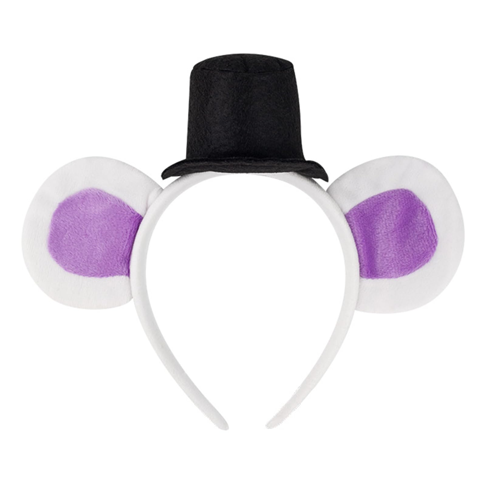 GMBYLBY Furry Bear Ear Hairhoop for Female Face Washing Makeup Plush Hairband Cosplay Costume Accessory Halloween Party Headwear Daily Wear Headband