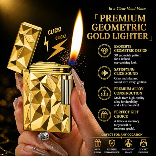 Encendedor Metálico Clásico con Caja Exquisita Plateado miniatura 2