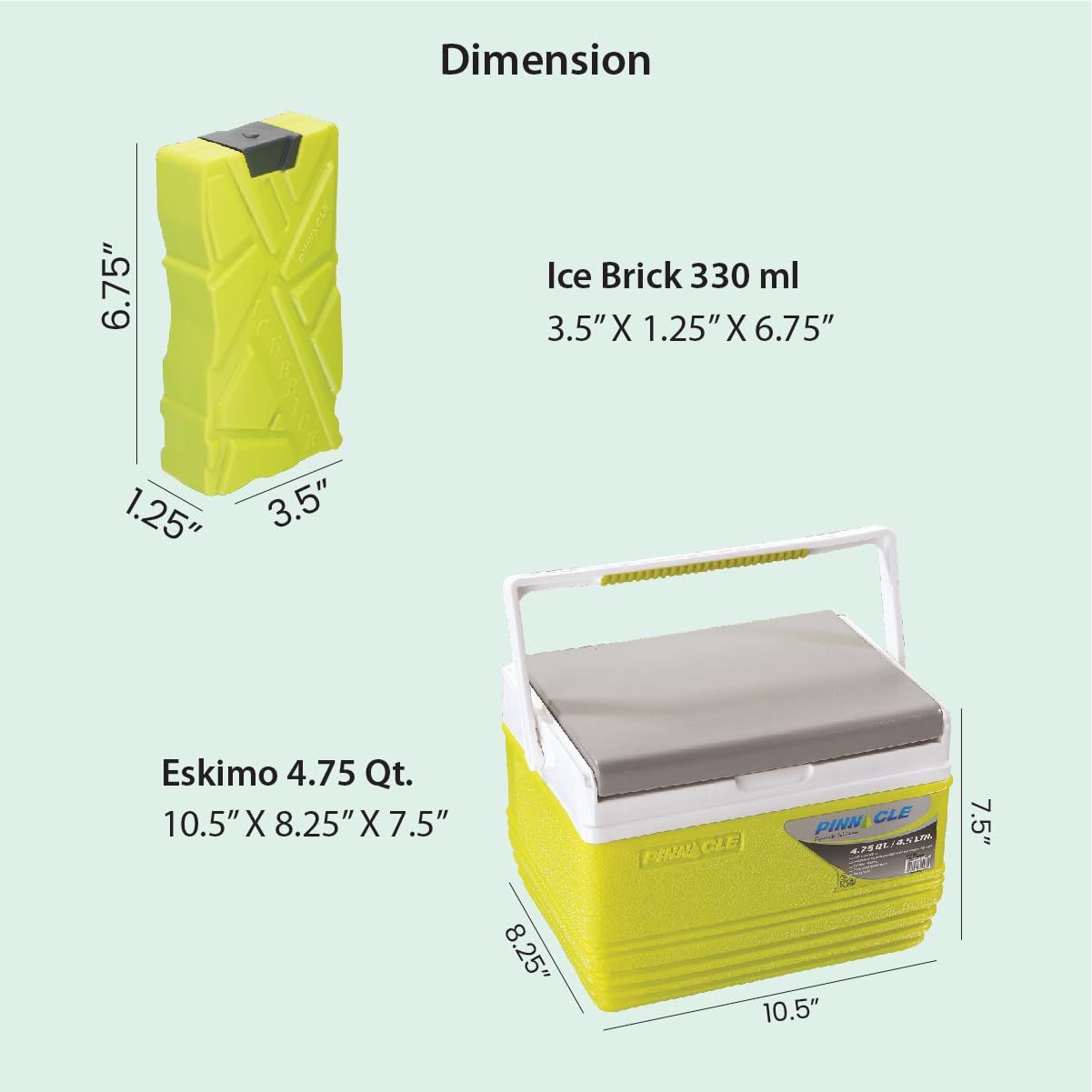 Pinnacle Juego de hieleras – 3 bolsas térmicas aisladas de 32L/11L/4.5L con 2 paquetes de hielo para enfriador, kit de enfriador grande aislado para picnics, pesca, barbacoas - Compartimento de