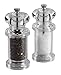 Cole & Mason H50518P 505 Molinillos de Sal y Pimienta, Precision+/Molienda Ajustable, Acrílico, 140mm, Incluye 2 x Molinos, Garanzia del Meccanismo a Vita