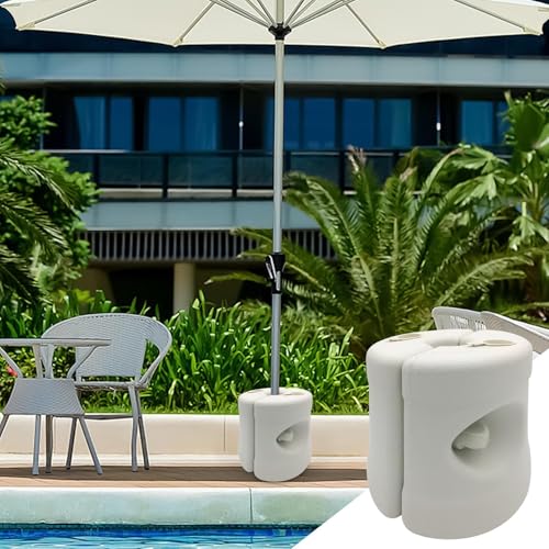 Support de parasol stable remplissable eau sable pour éviter le basculement - 3