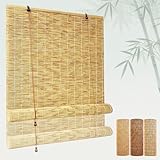 Store à Rouleau en Bambou Naturel Facile à Installer: Le store occultant en bambou est Livré Avec Des Accessoires de Montage, Facile à Installer, Les Stores Reed Sont à L'Intérieur et à l'extérieur. Les Stores ExtéRieurs pour Fenêtres Sont Dotés d'un Mécanisme De Levage, Vous Pouvez Ajuster La Hauteur du Store Librement En Tirant Sur Le Cordon. Store enrouleur en bambou comme store enrouleur de cuisine, store venitien bois, rideau de porte en bambou, stores extérieurs en bambou, canisse roseau