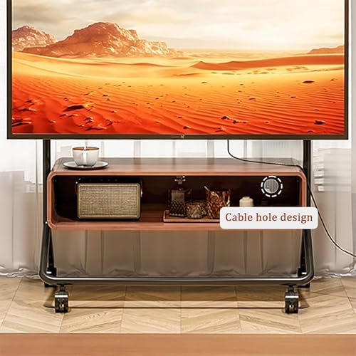 Soporte móvil para TV de 50-85 pulgadas con ruedas y altura ajustable miniatura 7