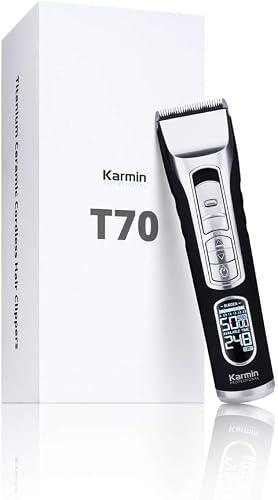 Karmin T70 - Maquina de cortar pelo/cabello profesional para hombre con cuchilla