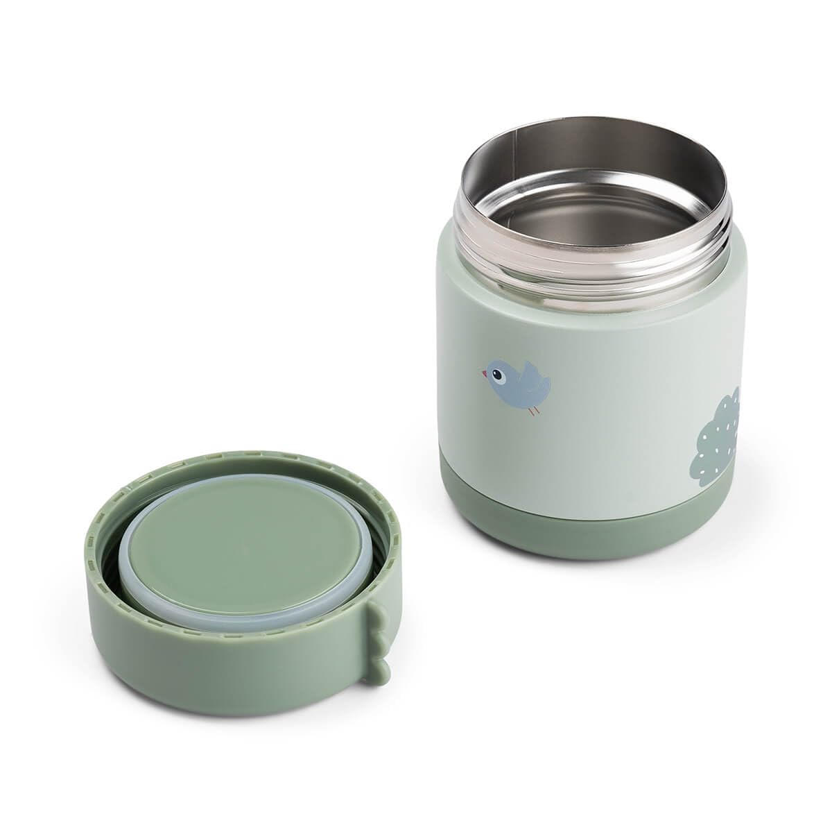 Done by Deer Recipiente térmico para comida Playground, 300 ml, color verde