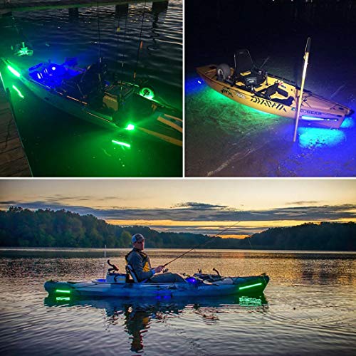 image for Botepon Navigation Lights - LED Red & Green Bow Lights for Night Fishi