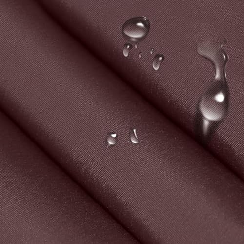 Toile de rechange store extérieur 4x3 bâche imperméable terrasse porte marron