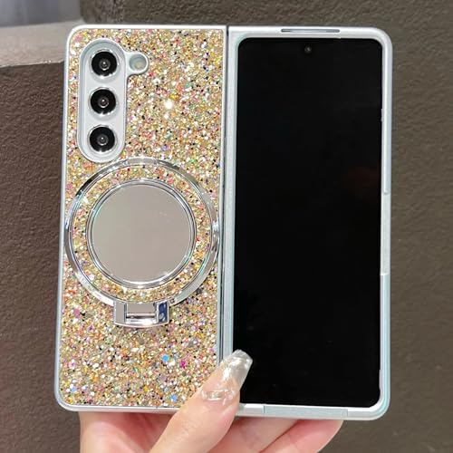 Étui Samsung Z Fold 6 fini les rayures grâce au miroir magnétique et coque rigide
