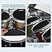 Drum Mute Pads 11 Pieces With Cymbal Pad and Hi hats Set Pad, Foam Drum Silencer Pads, Fits 10”, 12”, 14”, 16