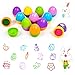 KATELUO 12 Pezzi timbri per Bambini,i Sigillo di Uovo di Pasqua,Timbri Giocattolo,timbrini,Sigillo Animale,Perfetto per Le celebrazioni pasquali, i Giochi e i Regali (12 Pezzi)