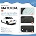 HECASA Convertible Soft Top Compatible with 1990-2005 Mazda Miata with Heated Glass Window, Replacement Soft Roof Black Cabrio Premium Grade Sailcloth Vinyl