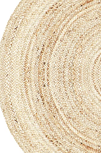 MARRAKESCH Handgewebter Jute Teppich Emma 180 x 120 cm groß | Outdoor Teppiche oval geflochten für Garten oder Balkon… – Bild 5