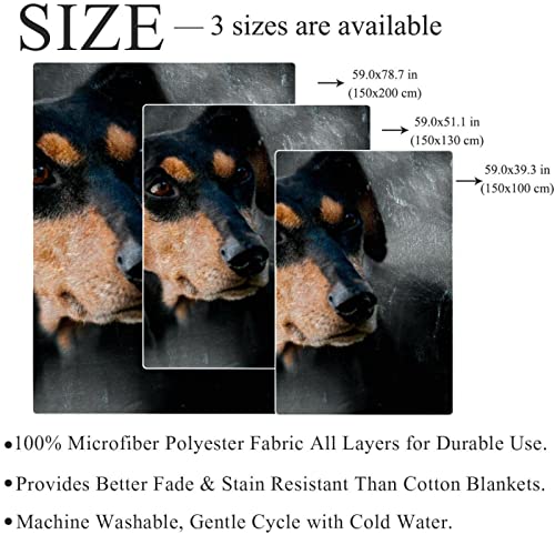 Couvertures chaudes et douces en microfibre premium noire
