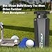ACCTOLF Golf Ball Cleaner, Portable Golf Ball Washer with Golf Ball Towel for Golf Bag or Cart, Premium Golfer's Training Kit, Best Golf Accessories Gifts for Men & Women