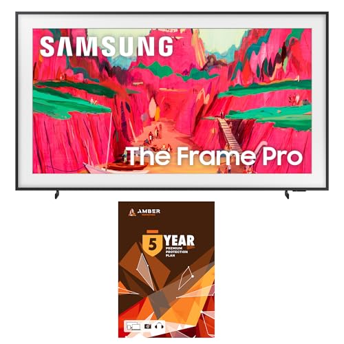 Samsung QN85LS03FWFXZA 85 Inch The Frame Pro Wireless 4K Neo QLED TV with 5 Year Amber Protection Plan (2025)