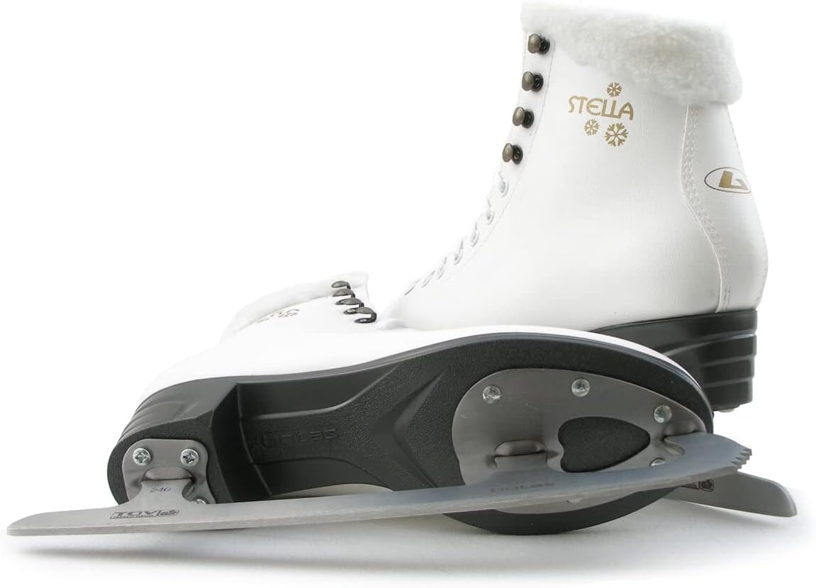 フィギュアスケート靴高評価！SKATE GURU Botas フィギュアアイススケート レディース ガールズ ヨーロッパ製 (チェコ) スケートガード付き 高齢者向け