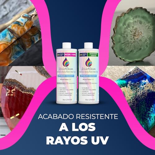Resina Epoxi Transparente 500ml Para Manualidades y Joyas - Fernando Cortés