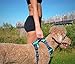 Black Rhino - The Comfort Dog Harness with Mesh Padded Vest for Small - Large Breeds | Adjustable | Reflective | 2 Leash Attachments on Chest & Back - Neoprene Padded Training Handle (Medium, Aqua/Gr)