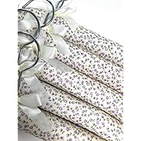Pack of 5 Quality Padded Clothes Hangers ~ Several Patterns to choose from ...