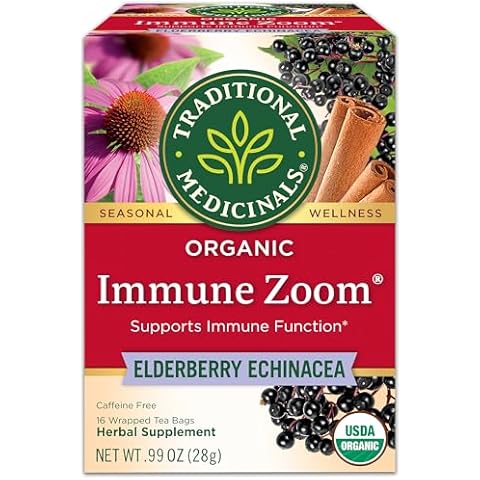 Traditional Medicinals Elderberry Echinacea Tea Cover