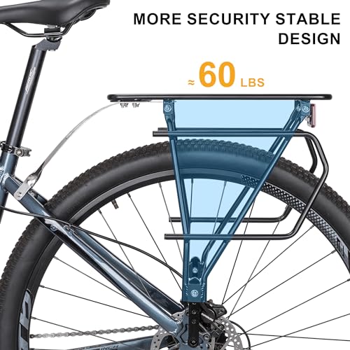 Cxwxc Rear Bike Rack With Basket thumb #2