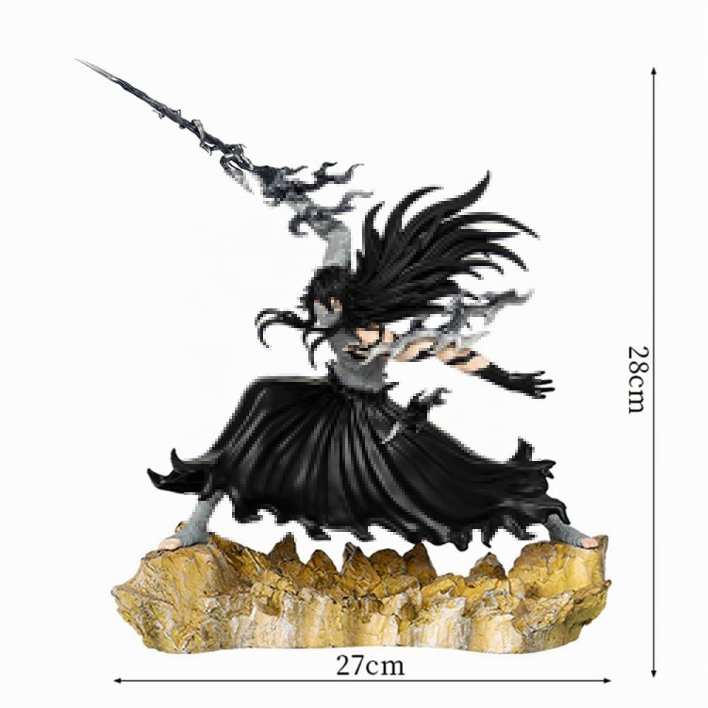 Anime Kurosaki Ichigo Figur Statue Mugetsu Ichigo Actionfigur PVC Modell Desktop Dekoration Sammlerstücke Figurine 28cm