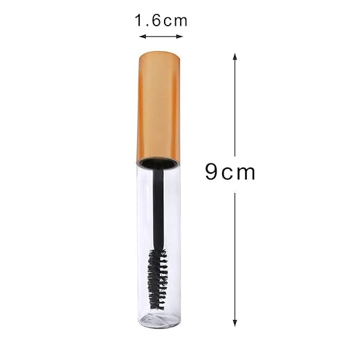 Miniatura 3 de Tubo de rímel vacío de 0.3 fl oz, tubo delineador de ojos y tubos de brillo de labios, botella contenedor de crema para pestañas con embudos pipetas