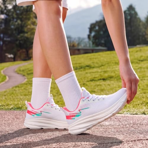 Image of Padgene Womens Sneakers Lightweight Tennis Walking Shoes Sports Running Shoes for Woman Mesh Breathable Gym Fashion Sneakers Athletic Comfortable Casual