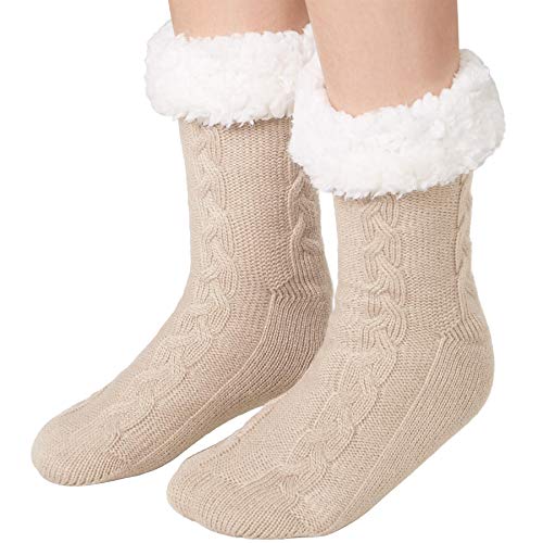 Dressforfun Knusse sokken met patroon beige - 39-42