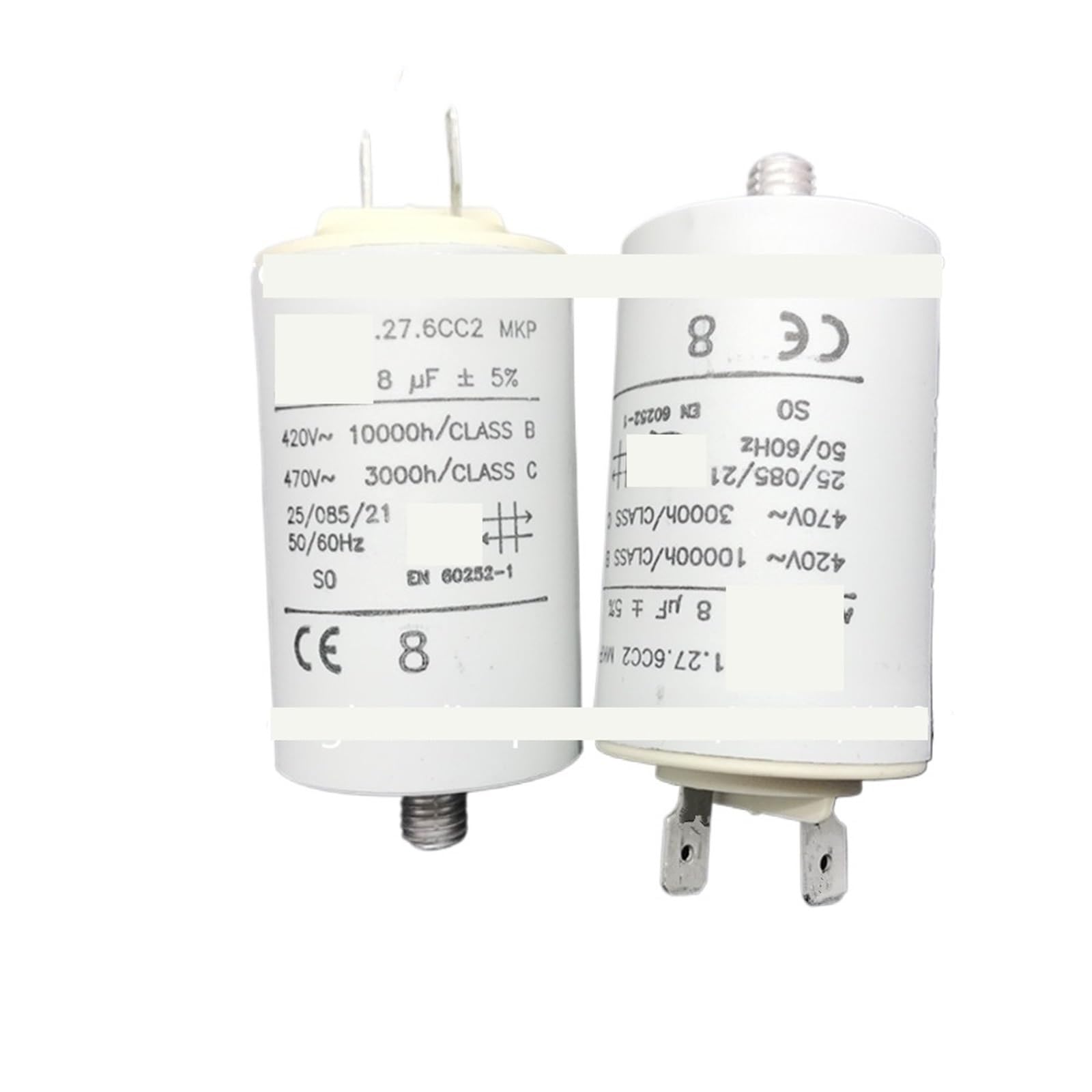 1 condensador de arranque de motor 1.27.6CC2 MKP 8UF 5%