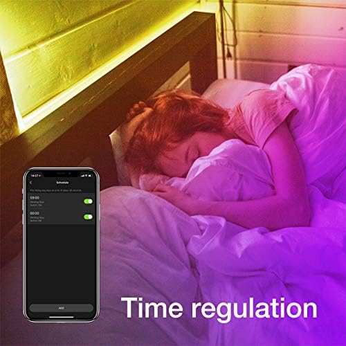 phopollo Led Strip Light, 20m Led Lights Compatible for Alexa & Google Home, Smart WiFi App Control, Music Sync Mode with Mic,Flexible Led Lights for Bedroom, Gaming Room(10mx2)