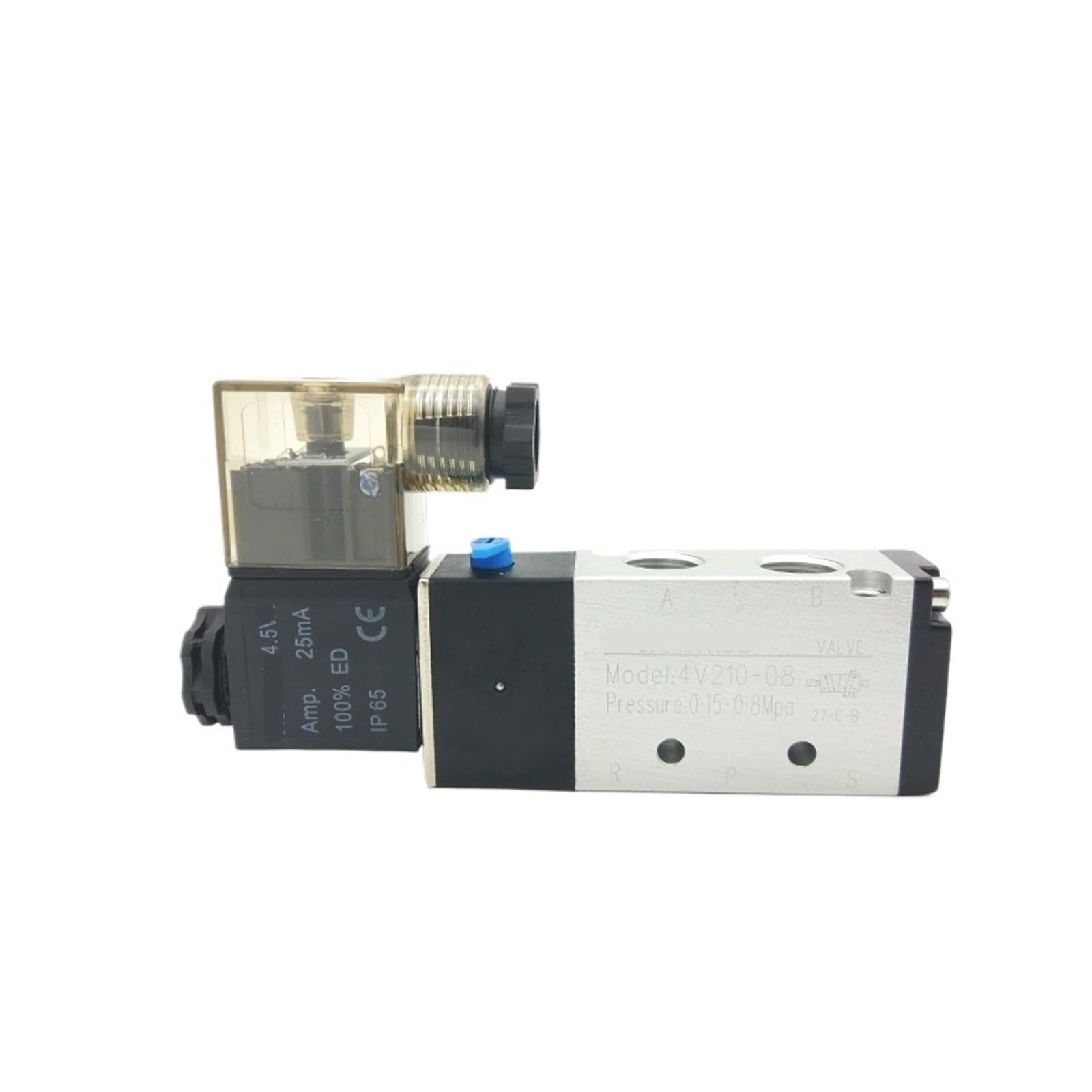 Électrovanne pneumatique 3/5 voies 4V230E-08G1-4 à commutation rapide 1/4